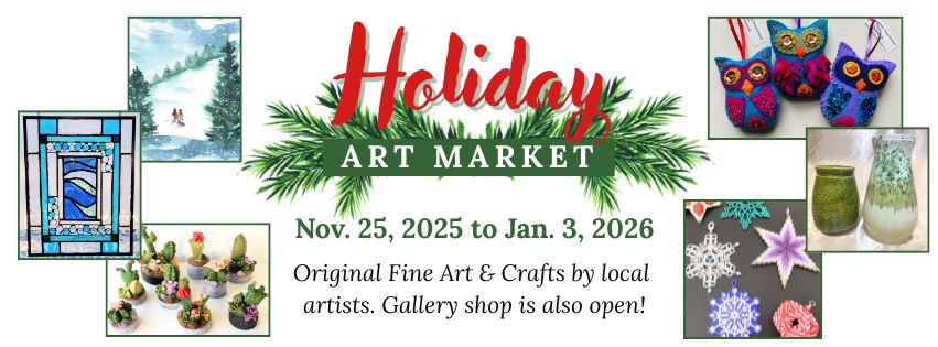 Holiday Art Market 2025 Graphic