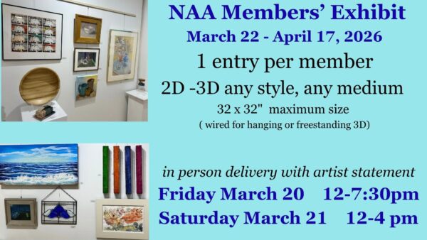 03-art-open-call-members-exhibit-v2 Graphic for member's annual call for art