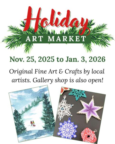 Holiday Art Market graphic