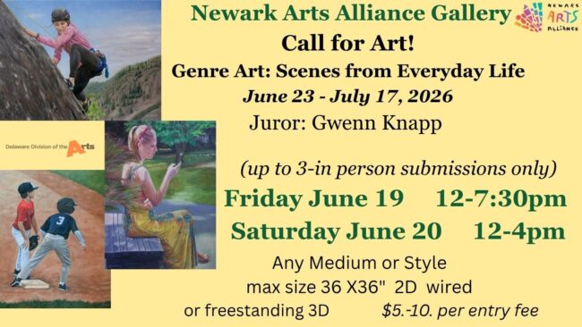 Graphic for call for art Genre Art