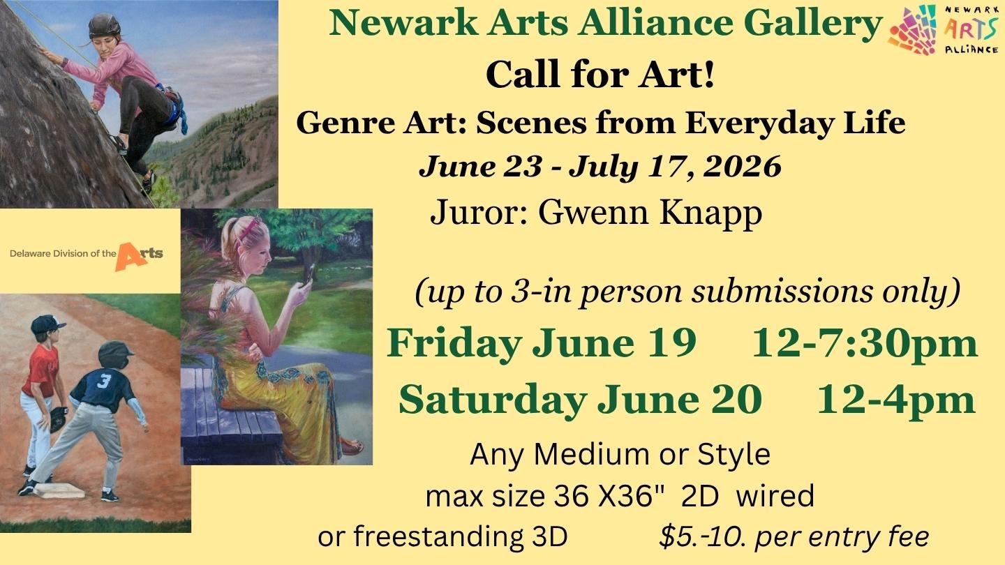 Graphic for call for art Genre Art