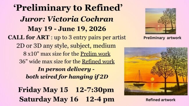 Show graphic for the open call for Preliminary to Refined