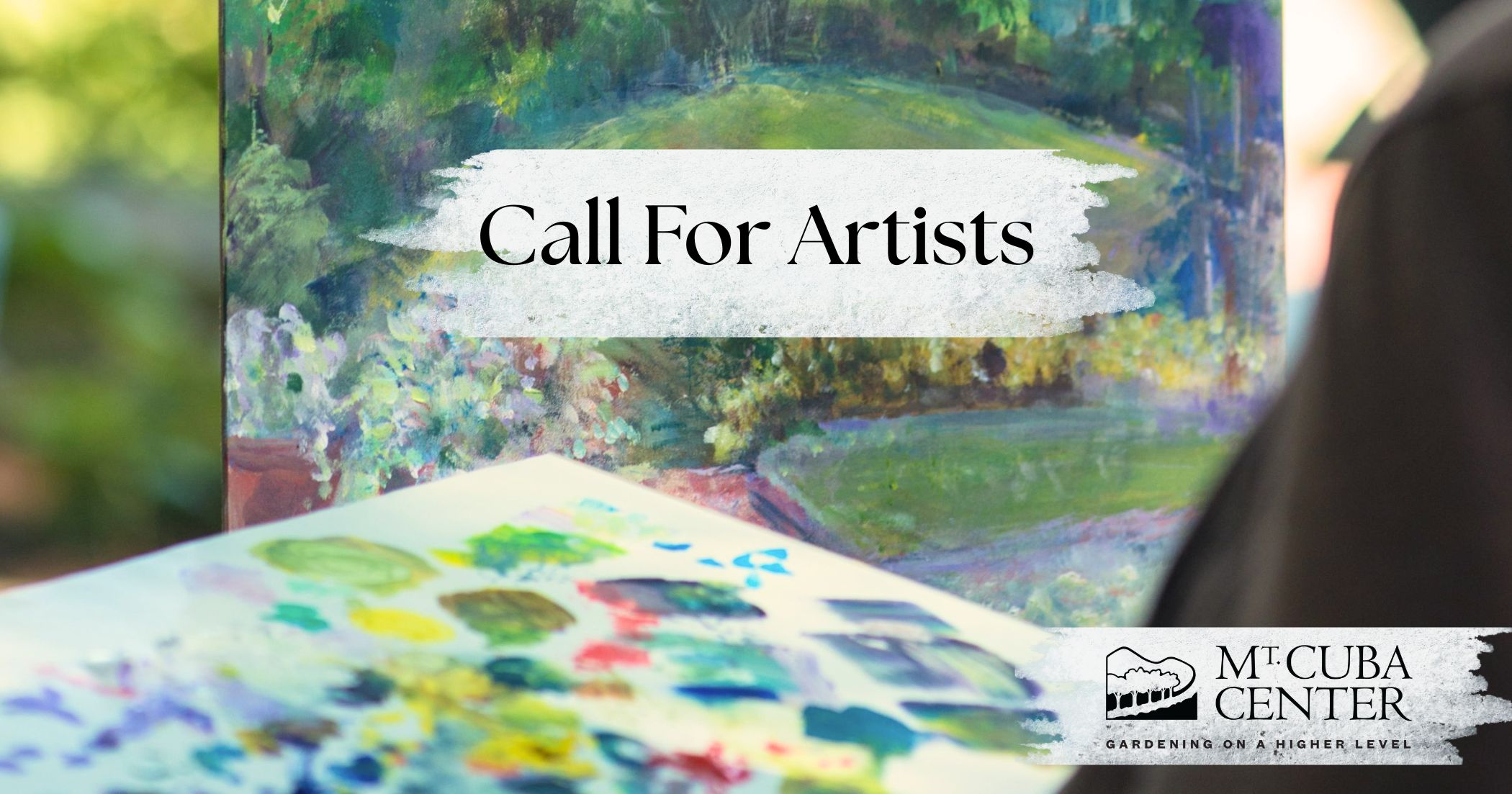 Mt Cuba Center call for artists graphic
